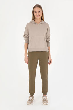 Женские спортивные штаны цвета хаки Неожиданная скидка в корзине