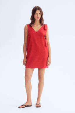 Minivestido con lazada - H&m фото 3