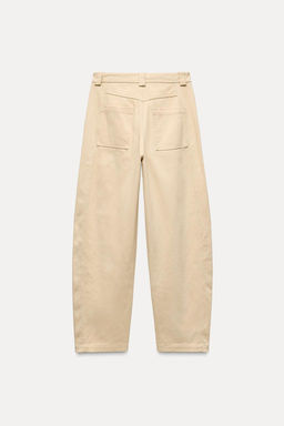 TROUSERS WITH FRONT STITCH DETAIL - Zara фото 5