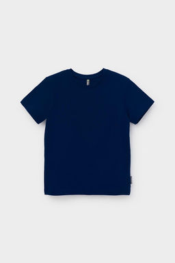 Футболка Crockid детская из хлопка индиго  фото 4