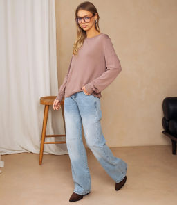 Джемпер #ОКТ125002, мокко - Dommod фото 4