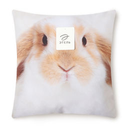 Подушка декоративная Этель Кролик 40х40 см, габардин, 100% п/э  фото 8