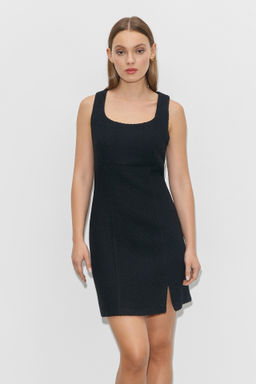 Сарафан прилегающего силуэта из твида - Mollis фото 2