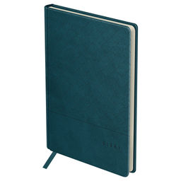 Ежедневник BG недатир. А5 136л. кожзам "Pattern. Dark teal" (DuA5_61139) бирюзовый
