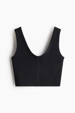 Top de tirantes en punto tupido - H&m фото 2