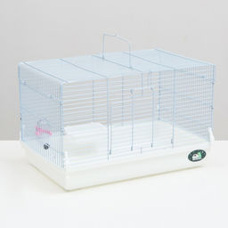 Клетка для грызунов Пижон, 47 х 30 х 30 см, белая
