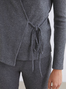 Kruvaze Yaka Kad?n Bluz