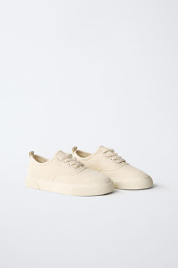 LACE-UP PLIMSOLLS - Zara фото 2