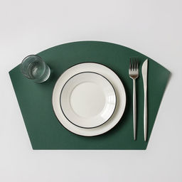 Цена за 12 шт. Салфетка сервировочная на стол Тэм, 3044 см, цвет зелёный