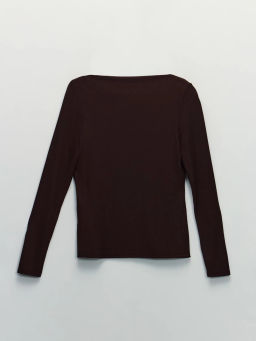 Базовый трикотажный лонгслив ZR2604013409-27 / Zarina  фото 8