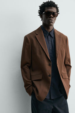 CAMISA VOILE ALGOD?N / Marino oscuro - Zara фото 5