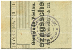 Банкнота 20 геллеров 1920 года Австрия  Фёслау (нотгельд)
