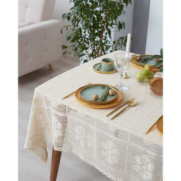 Скатерть Этель Ажур 130х1805 см, 100% п/э  фото 2