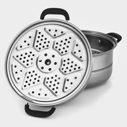 Пароварка «Дари», d=26 см, 2 уровня, нержавеющая сталь