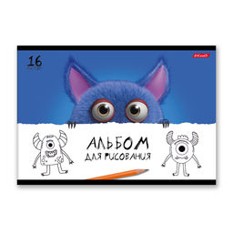 Светоч 16АЛСК4_1_3_9 Альбом для рисования 100 г/м2 A4 29 х 20.5 см 16 л. на скобе 10 шт. 000650 Буки и барабашки