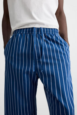 STRIPED RELAXED FIT TROUSERS - Zara фото 6