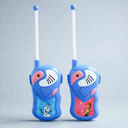 Рации детские «Анна и Олаф», световые эффекты, Холодное сердце, МИКС