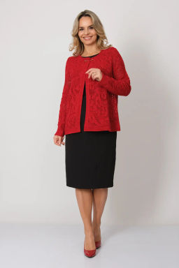 Жакет 351935/красный