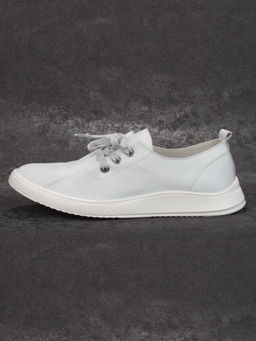 03-PDD90-2 WHITE Полуботинки женские (натуральная кожа)