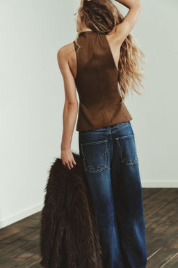 FAUX SUEDE TOP - Zara фото 4