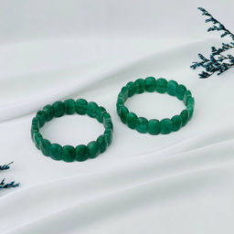 Браслет из зеленого Кварца 20 см