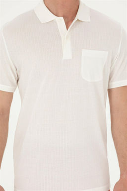 U. S. Polo Assn / Мужская футболка цвета экрю - U.s. polo assn фото 6