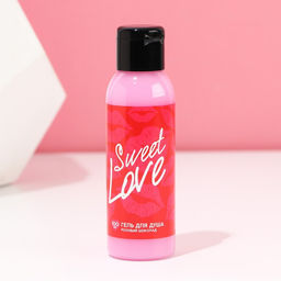 Гель для душа Sweet love, 100 мл, розовый шоколад