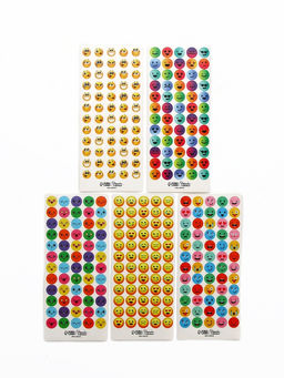 Цена за 2 шт. Наклейки детские оценки «Эмоции», 7×16 см, 10 листов