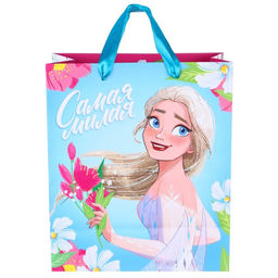 Пакет ламинированный вертикальный, 23 х 27 х 11,5 см Самая милая, Холодное сердце - Disney фото 4