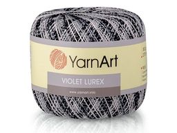 Пряжа YarnArt - Виолет люрекс меланж (Violet lurex melang), упаковка 6 шт
