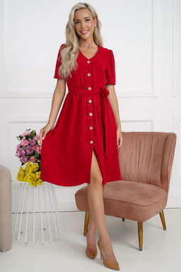 Платье Open Style 6860 красный