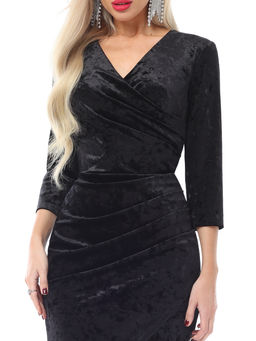 Платье Бархатный сезон, блэк - Dstrend фото 5