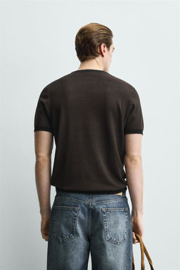 CAMISETA PUNTO MEZCLA VISCOSA / Rayas