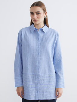 ?izgili Kad?n G?mlek Tunik