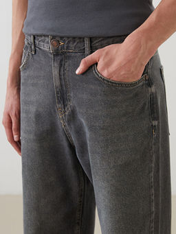 Loose Fit Erkek Jean Pantolon