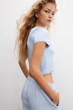 Camiseta entallada - H&m фото 5