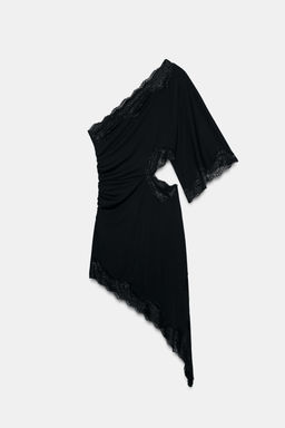 CUT-OUT LACE DRESS - Zara фото 5