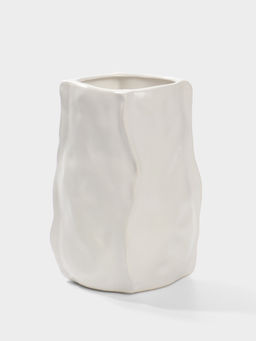 Ваза «Габино», 18.5×12 см, керамика, белая