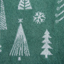 Полотенце махровое Этель Ёлочки 50х90см, 100% хлопок, 420гр/м2  фото 3