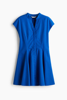 Vestido de popelina con vuelo