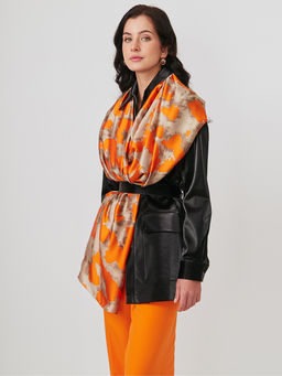 Большой, мягкий, тонкий и очень нежный двусторонний палантин - Tantino фото 5