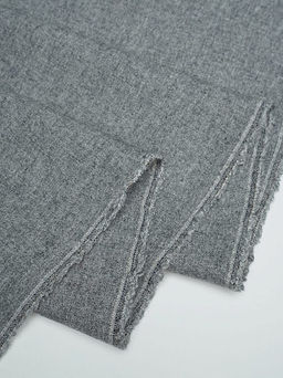 Шерсть костюмная Твид цв.Серый меланж, ш.1.5м, шерсть-50%, п/э-50%, 225гр/м.кв - Купава фото 5