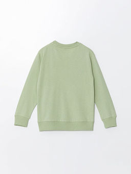 Bisiklet Yaka Erkek ?ocuk Sweatshirt - Waikiki фото 3