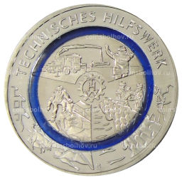 10 евро 2025 года F Германия На службе общества  Служба технической поддержки