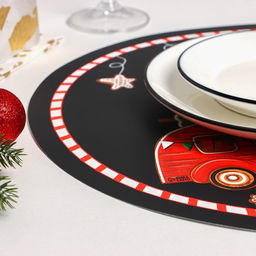 Цена за 4 шт. Салфетка сервировочная на стол Доляна Пряник, d=36 см  фото 3