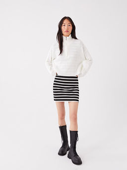 Dik Yaka Kad?n Triko Kazak