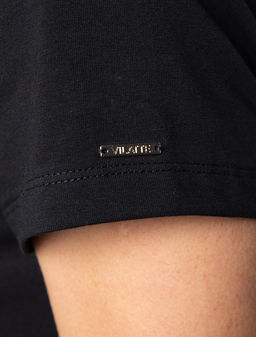 VILATTE / Футболка из премиального хлопка с эластаном  фото 2