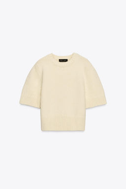 SHORT SLEEVE KNIT SWEATER - Zara фото 5