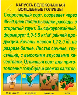 Капуста б/к Волшебные голубцы 0,3г (Аэлита)