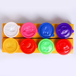 Тесто для лепки в банках, 8 цветов, 70 г